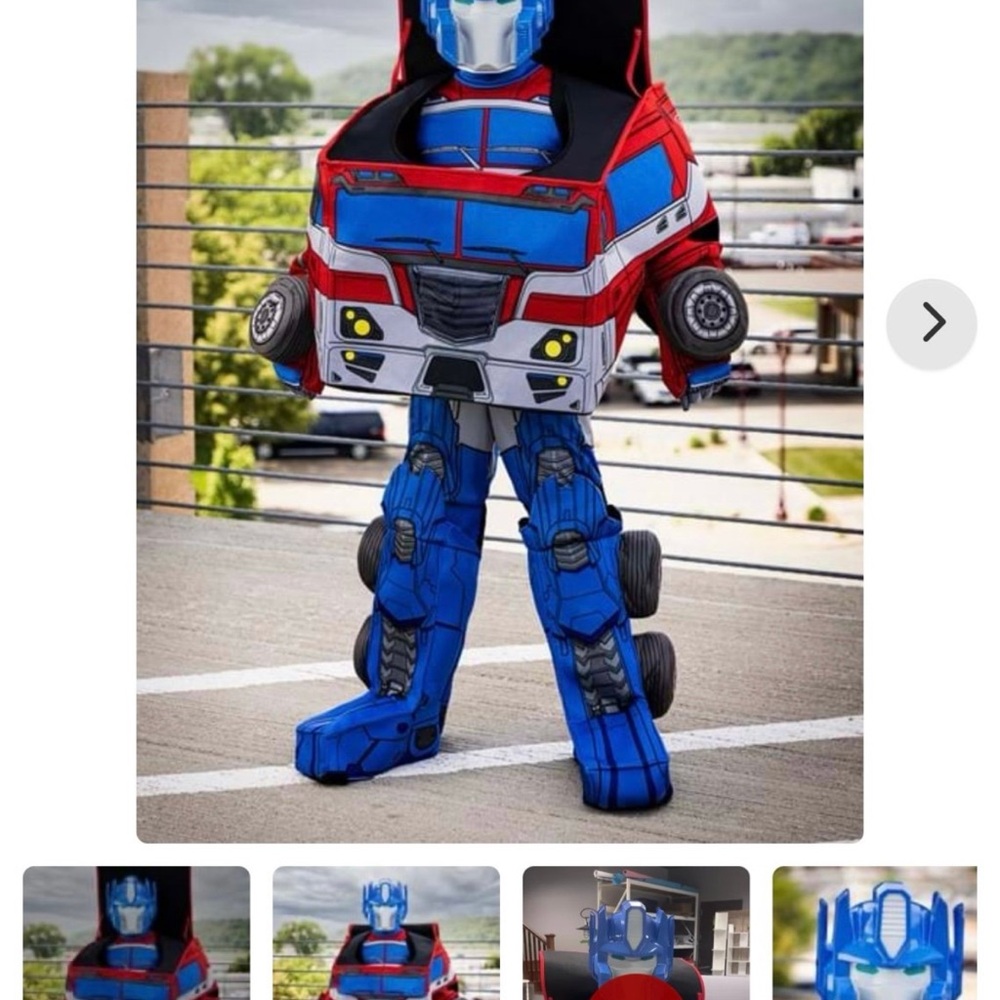 Optimus Prime- Transformers Halloween Costume